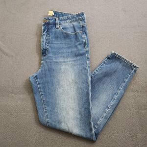 Soft Surroundings Women 12 High Rise Distressed Skinny Jeans